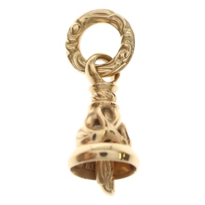 18K DOVE BELL PENDANT ドーヴベル ペンダントトップ ゴールド Sランク