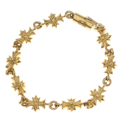 22K TNY E CH PLS タイニーE CHプラス ブレスレット ゴールド BCA027 Bランク