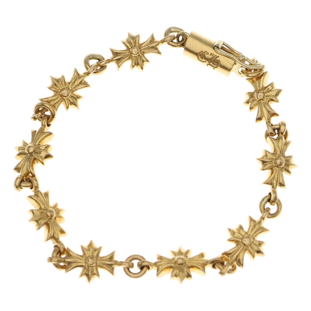 22K TNY E CH PLS タイニーE CHプラス ブレスレット ゴールド BCA027 Bランク