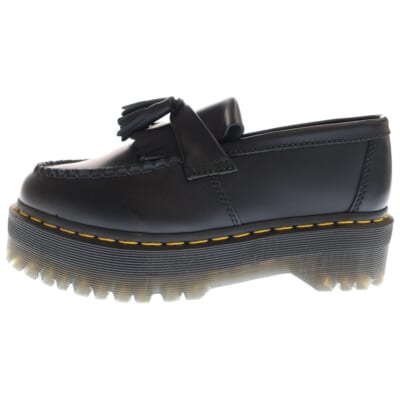 ADRIAN QUAD TASSEL LOAFER エイドリアン クアッド タッセルローファー 厚底 レザーシューズ ブラック 27989001 Aランク
