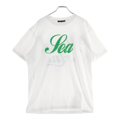 24AW GLITTER S/S TEE グリッター フロントプリント 半袖Tシャツ カットソー ホワイト WDS-O-TRJ-25-Q1-CS-03 Aランク