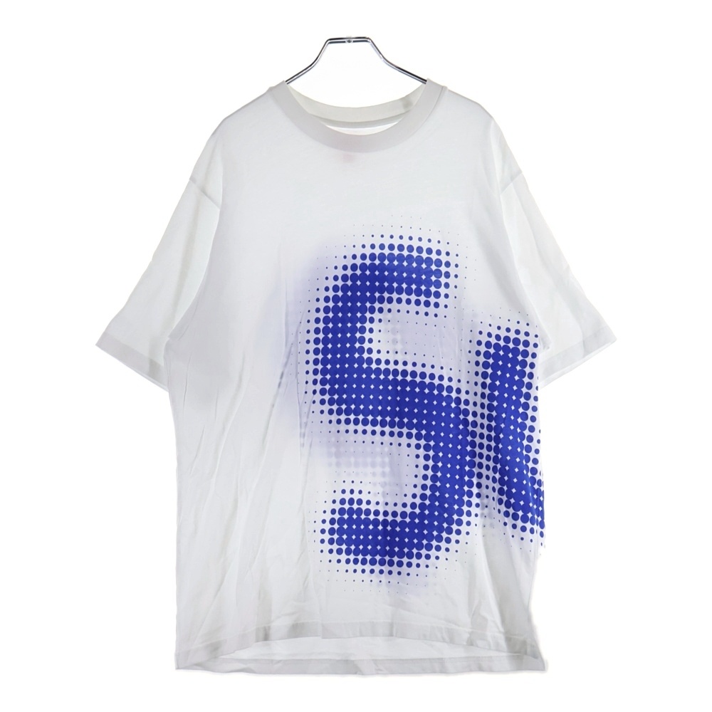 24SS Halftone S/S Top Tee ハーフトーン プリント 半袖Tシャツ カットソー ホワイト Bランク