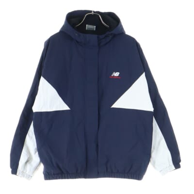 トリコットライニング ウーブン ナイロン ウィンド ジャケット レディース ネイビー JWJL1544 Bランク