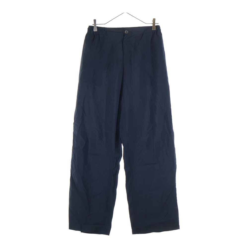 ポルトガル製 レーヨンナイロン ジップフライ イージーパンツ ネイビー Bランク