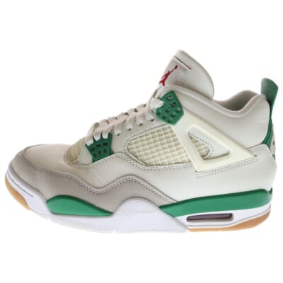AIR JORDAN 4 Pine Green エアジョーダン 4 パイングリーン ホワイト ハイカットスニーカー レディース US6/24cm DR5415-103 Bランク