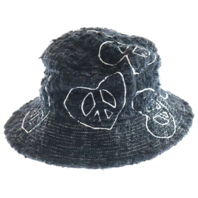 TWEED BUCKET HAT/BLK ツイード バケットハット 帽子 ブラック RE-TW-BK-00-00-292 Bランク