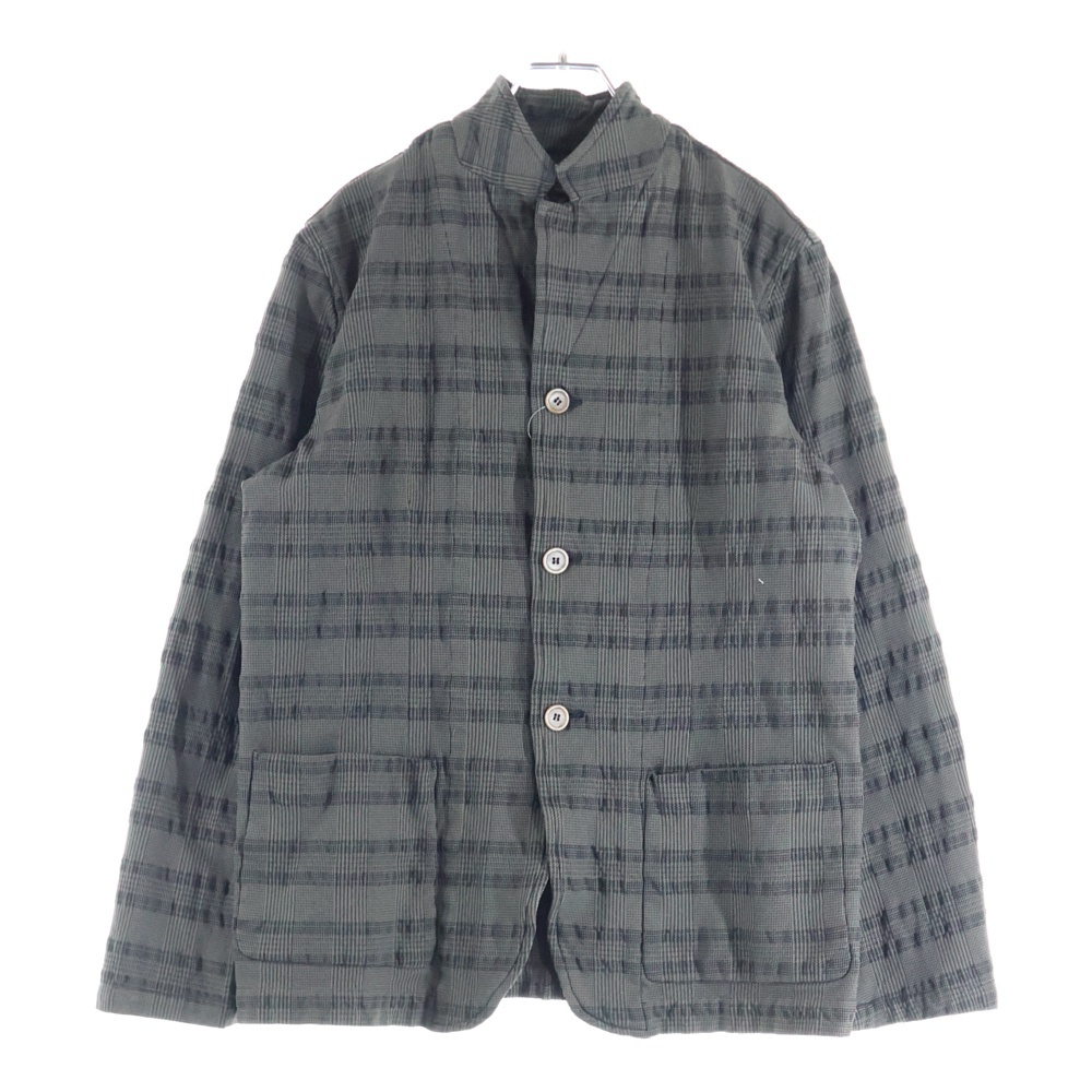 00SS ポリ縮 3B テーラードジャケット カーキ S08092 Bランク