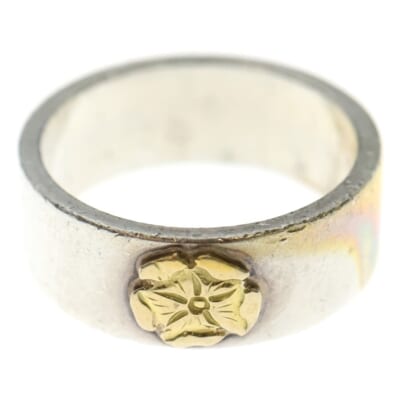 ローズ平打ちリング シルバー/ゴールド Bランク