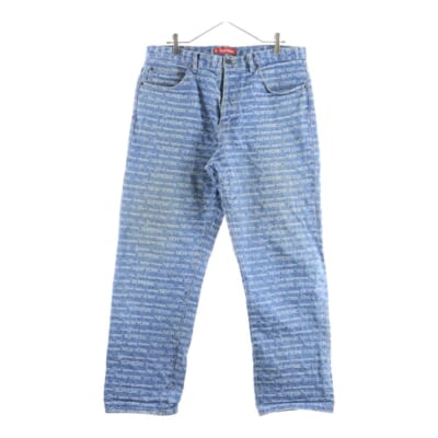 22AW Multi Type Jacquard Regular Jean マルチタイプ ジャガード レギュラー デニムパンツ インディゴ Bランク