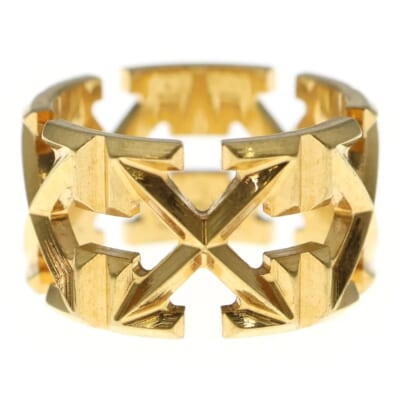 Multi Arrow Ring in Gold マルチアロー リング ゴールド OWOC007C99MET0017600 Bランク