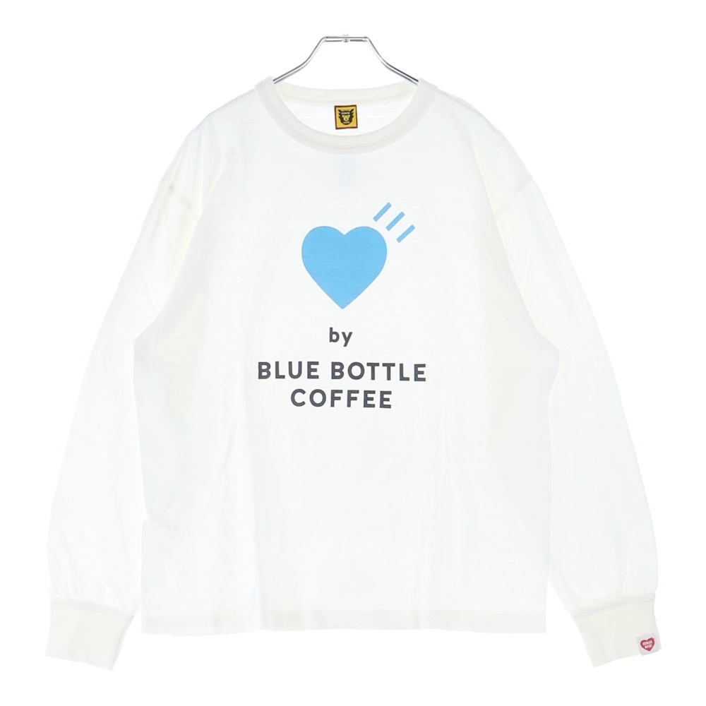 ヒューマンメイド Blue Bottle L/S Tee WHITE ブルーボトル プリント