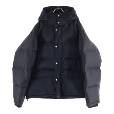 GG パターン NYLON ダウン ジャケット ブラック 553281 Bランク