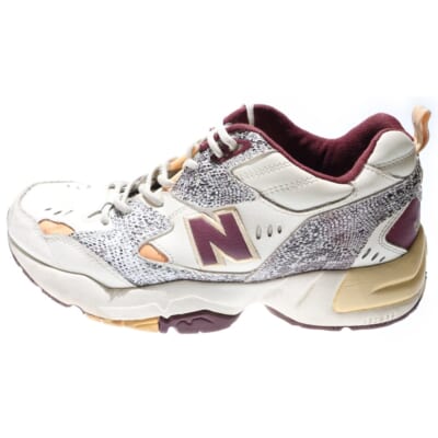 MX608SO1 レザー ローカットスニーカー ベージュ SU9/27cm Bランク