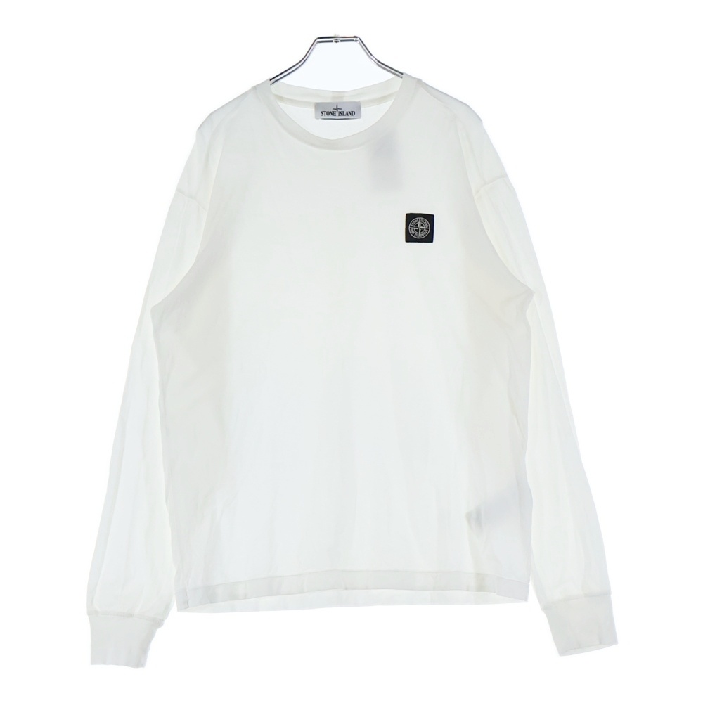 ストーンアイランド スクエア ロゴパッチ 長袖 カットソー Tシャツ
