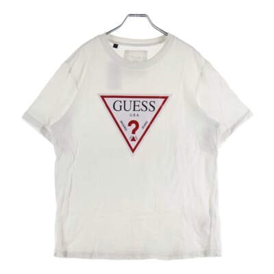 OVER SIZE TRIANGLE LOGO TEE オーバーサイズ トライアングルロゴ 半袖Tシャツ カットソー ホワイト MH2K7420 Bランク