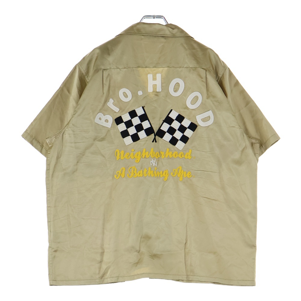 アベイシングエイプ 10AW ×NEIGHBORHOOD ネイバーフッド バック刺繍