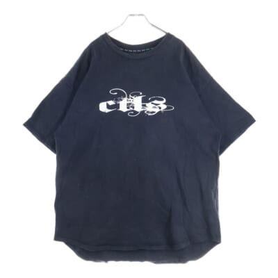 CTLS ヘビーウェイト 両面プリント クルーネック 半袖Tシャツ カットソー ブラック 2101090307 Bランク