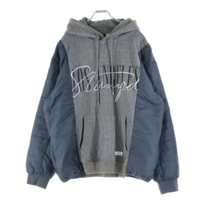 シュプリーム 22SS Demon Zip Up Hooded Sweatshirt デーモンワッペン