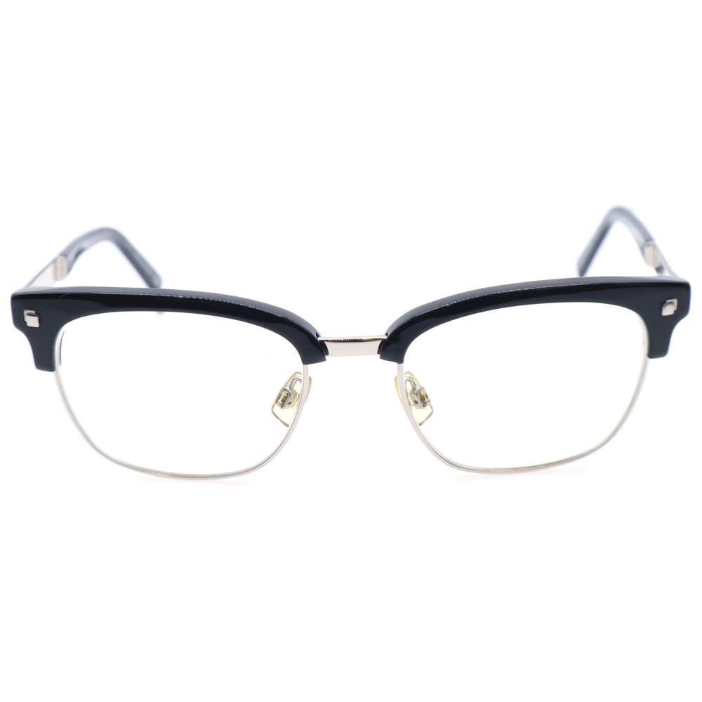 サーモント型 メタルフレーム 眼鏡 アイウェア ブラック 3058-J-M Bランク