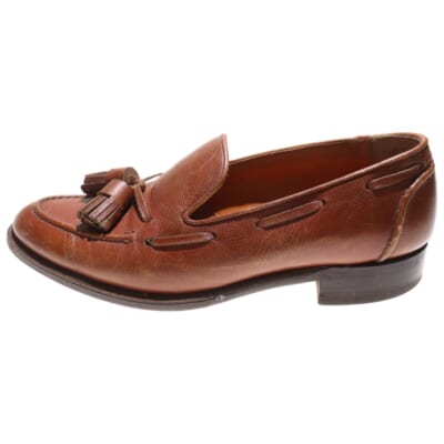 タッセルローファー レザーシューズ ブラウン Bランク