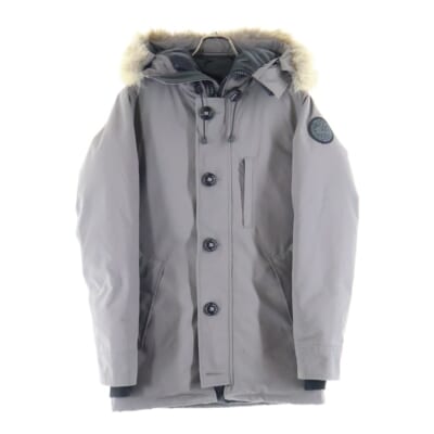 CHATEAU PARKA BLACK LABEL シャトーパーカ ファー ダウンジャケット アウター ブラックレーベル グレー 3426MB Bランク