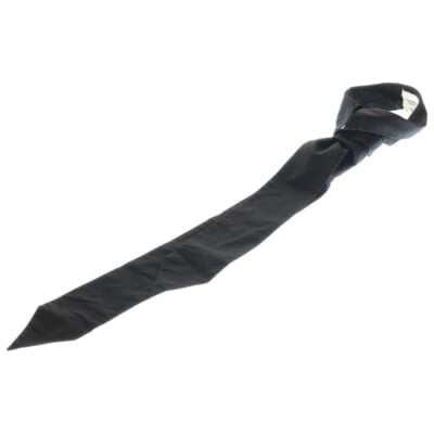 20SS ネクタイデザイン コットン デタッチャブルカラー つけ襟 ブラック sa.0014SS20 Bランク