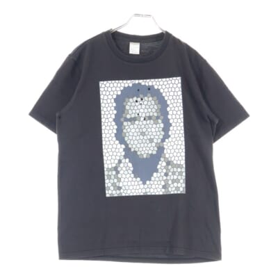 01SS ARCHIVE タイム期 ショットガン オリジナル モザイクプリント 半袖Tシャツ カットソー ブラウン アーカイブ Bランク