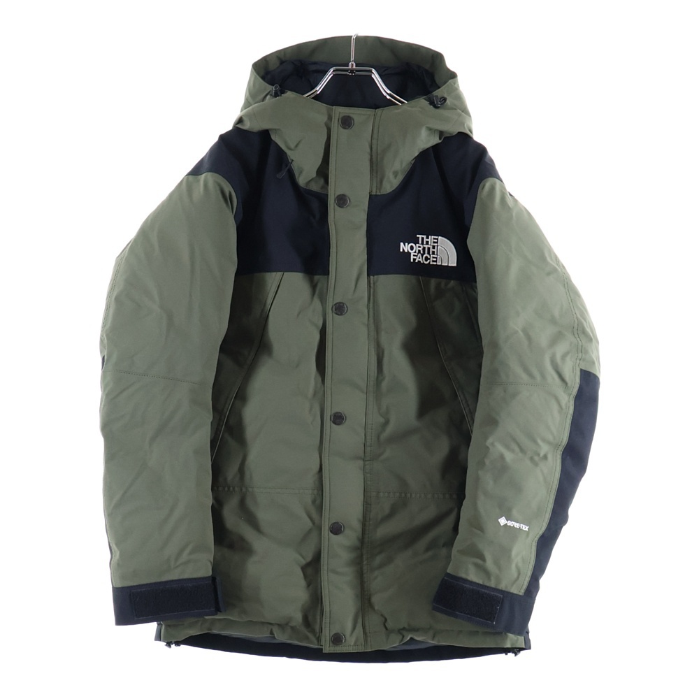 MOUNTAIN DOWN JACKET GORE-TEX ゴアテックス マウンテン ダウン ジップアップ ナイロン ジャケット カーキ ND91930 Bランク