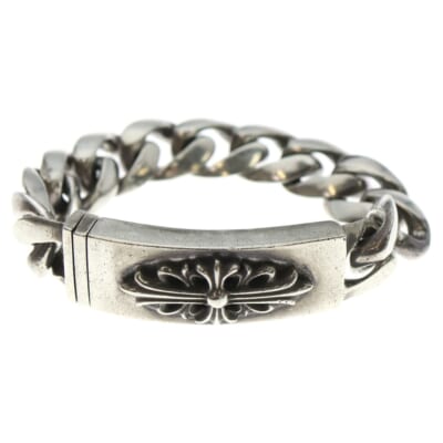 ID FLORAL CRS フローラルクロスIDクラシックリンク ブレスレット 11LINK シルバー BCA164 Bランク