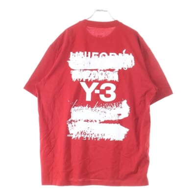 U GFX SS TEE バックロゴデザイン クルーネック カットソー 半袖Tシャツ レッド JN3751 Sランク