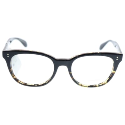 HILDIE ヒルディー クリアフレーム ロゴデザイン ユニバーサルフィット サングラス メガネ 眼鏡 ブラック OV5457U Sランク