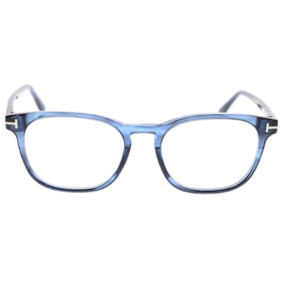 BLUE BLOCK ブルー ブロック ブルーライトカット クリアフレーム ボストン メガネ サングラス 眼鏡 ブルー FT5868-B Sランク