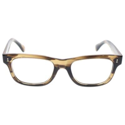 ROSSON ロッソン クリアフレーム ユニバーサルフィット メガネ サングラス 眼鏡 ブラウン OV5540U Sランク