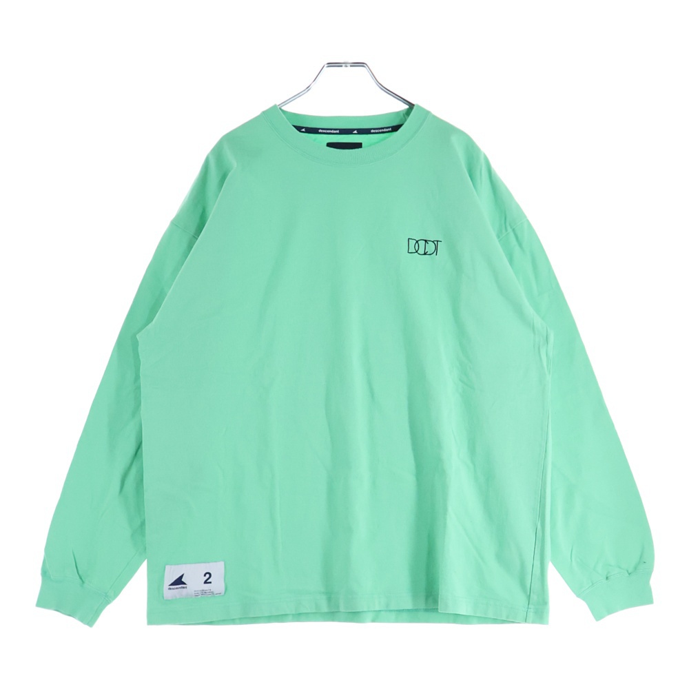 PORT ORGANIC COTTON LS ポートオーガニック 長袖Tシャツ カットソー グリーン Bランク