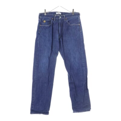 ポケットスター刺繍 ジップフライデニムパンツ インディゴ Bランク