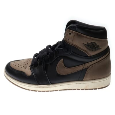 AIR JORDAN 1 RETRO HIGH OG PALOMINO エアジョーダン1 レトロ パロミノ ハイカットスニーカー ブラック/ブラウン US8/26cm DZ5485-020 Bランク