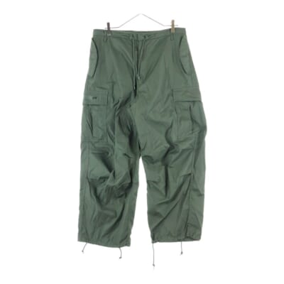 24SS NYCO OXFORD TROUSERS ナイロンコットン オックスフォード カーゴトラウザーパンツ カーキ 241WVDT-PTM09 Bランク