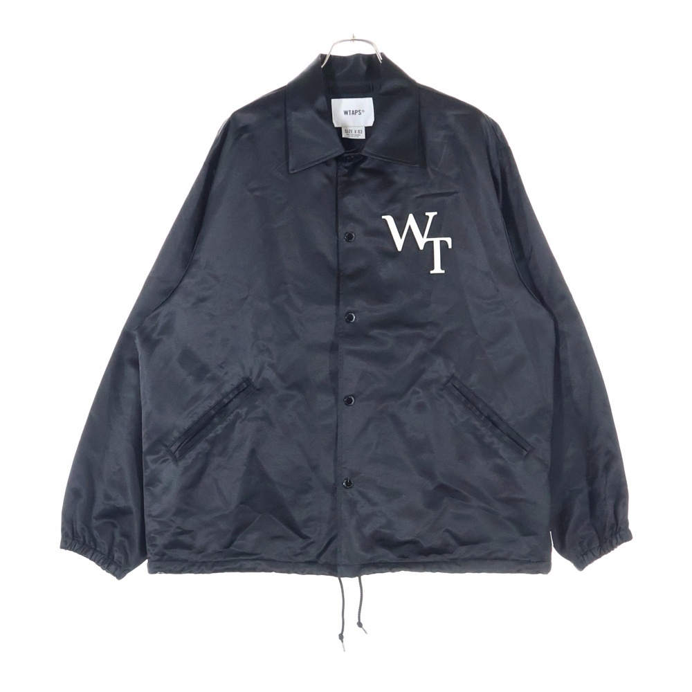 24SS WTAPS CHIEF JACKET CTRY LEAGUE 黒 ダブルタップス 24SS CTRY SATIN LEAGUE CHIEF JACKET コットン