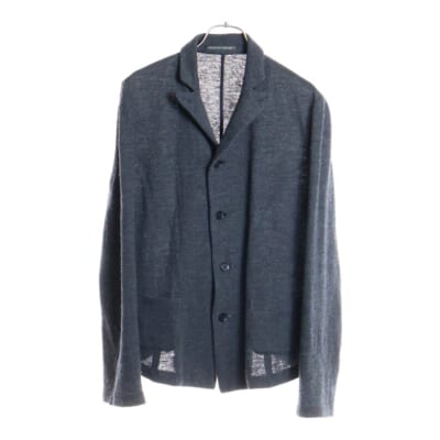 11AW 4B ダブルポケット レーヨン ニット ジャケット レディース グレー NP-J11-113 Bランク