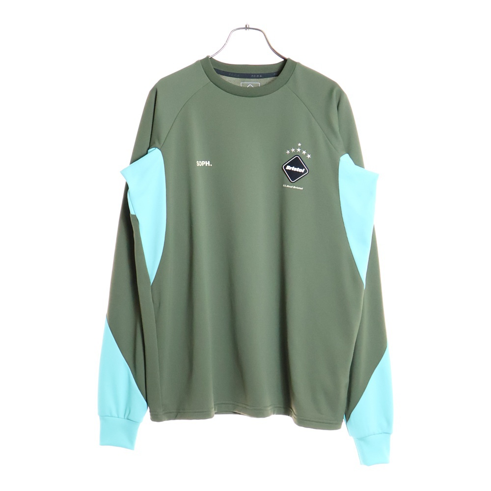 24SS STREAM LINE L/S TOP ストリームライントップ ロゴプリント 長袖クルーネックTシャツ FCRB-240024 Bランク