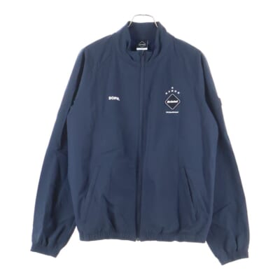 24SS TEAM TRACK JACKET チーム ナイロントラックジャケット ネイビー FCRB-240019 Bランク
