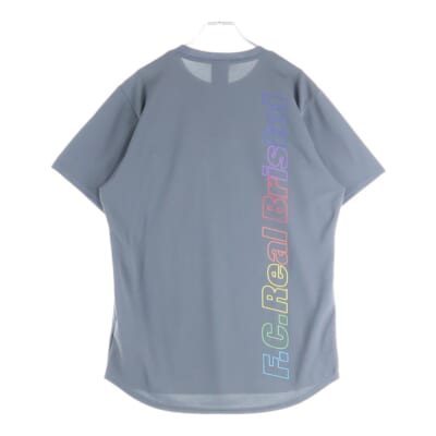 20SS MULTI COLOR LOGO S/S TOP マルチカラー ロゴプリント 半袖Tシャツ カットソー グレー FCRB-200030 Bランク