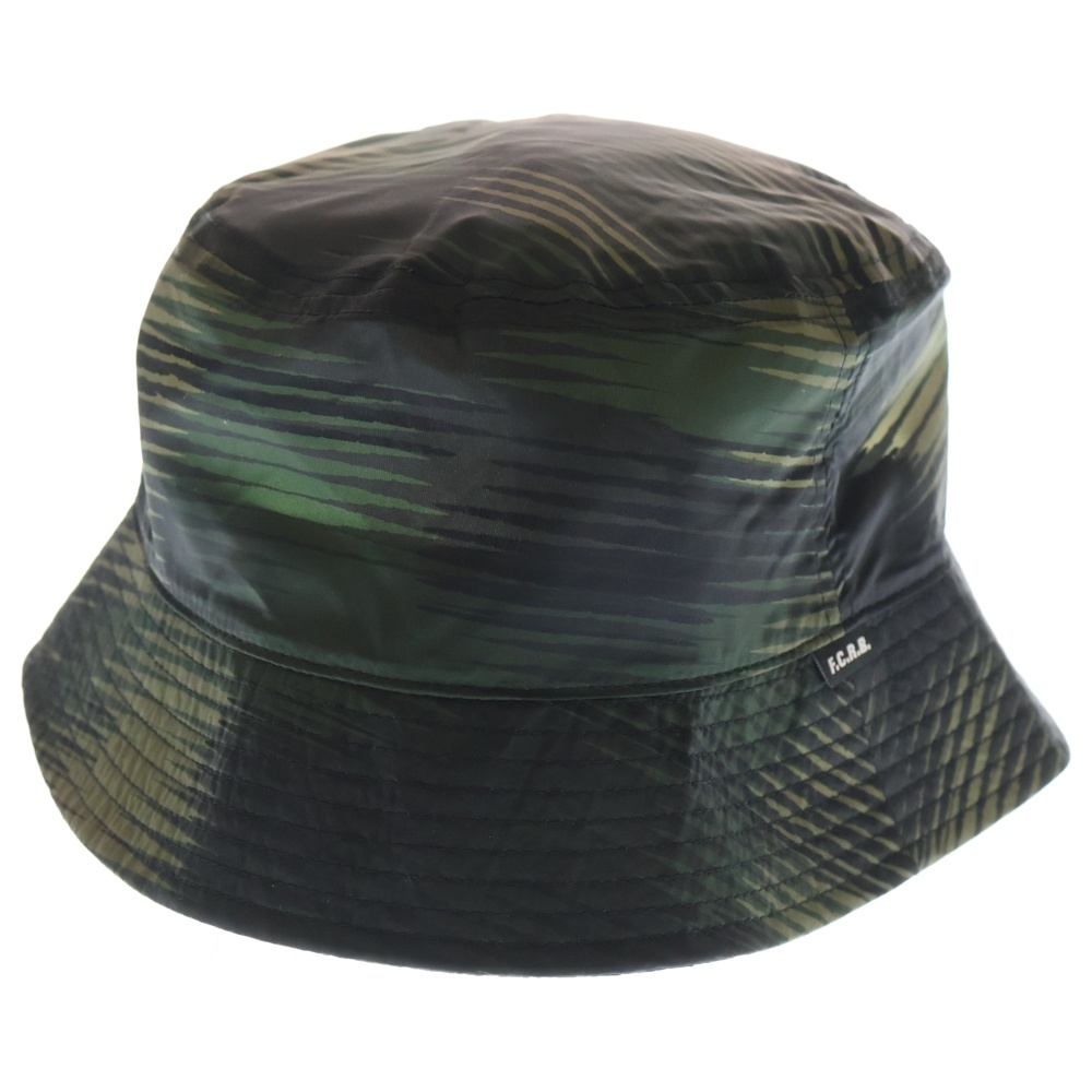 25SS SPEED CAMO HAT スピードカモハット ウッドランド柄 ナイロンバケットハット 帽子 カーキ/ブラック FCRB-250029 Aランク