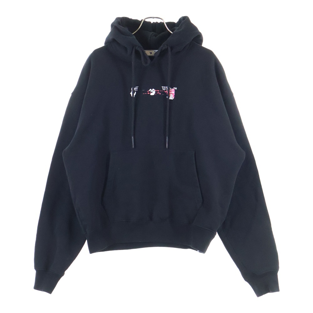 21AW ACRYLIC ARROW OVER Hoodie アクリリックアローオーバー プルオーバーフーディー パーカー スウェット ブラック OMBB037F21FLE015 Bランク