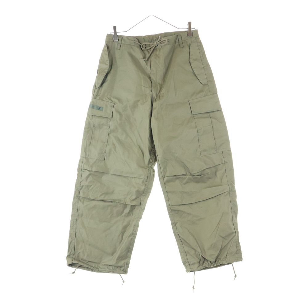 23AW MILT0001 TROUSERS ミリタリー ドローストリング カーゴパンツ トラウザー カーキ 232WVDT-PTM07 Sランク