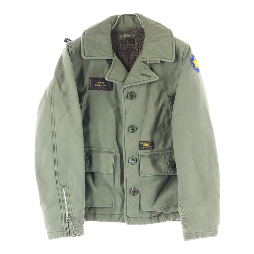 12AW AL-1 JKT 裏ボア フライトジャケット カーキ 122GWDT-JKM05 Bランク