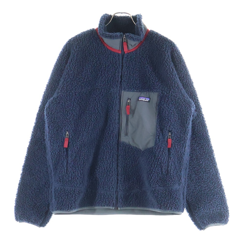 22AW CLASSIC RETRO X FLEECE JACKET クラシック レトロ エックス フリースジャケット ネイビー STY23056FA22 Bランク