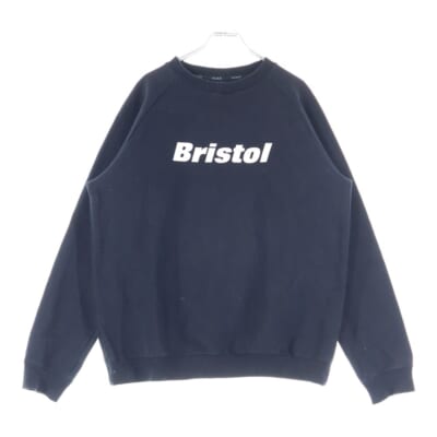 20AW  オーセンティックロゴ クルーネックスウェット トレーナー ブラック FCRB-202067 Bランク