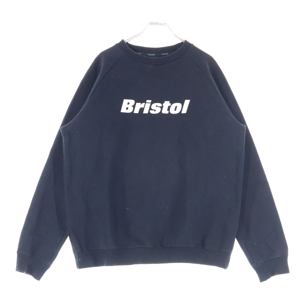 20AW  オーセンティックロゴ クルーネックスウェット トレーナー ブラック FCRB-202067 Bランク