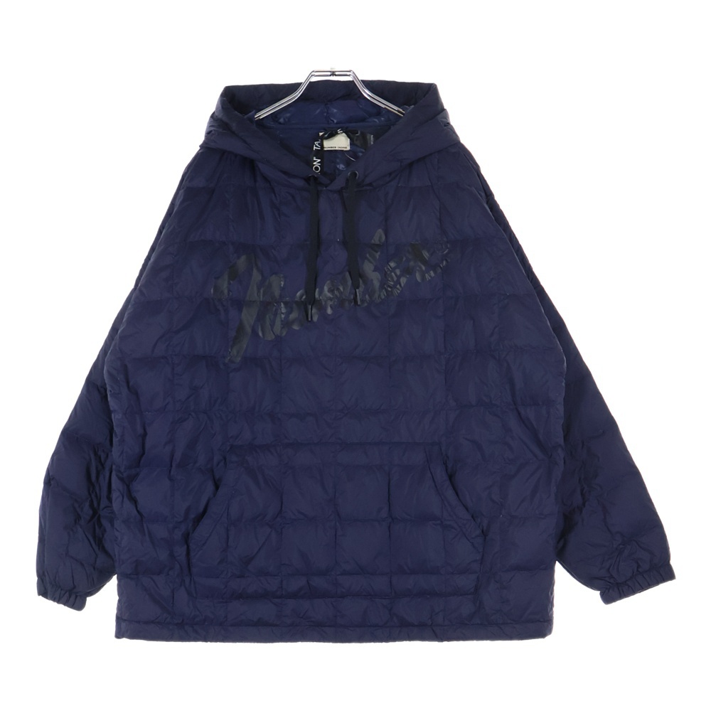 ×TAION タイオン 超撥水 フーデッドダウンジャケット ネイビー Bランク